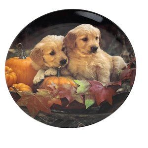 Bradford Exchange Two's Company Golden Harvest Collectible Plate